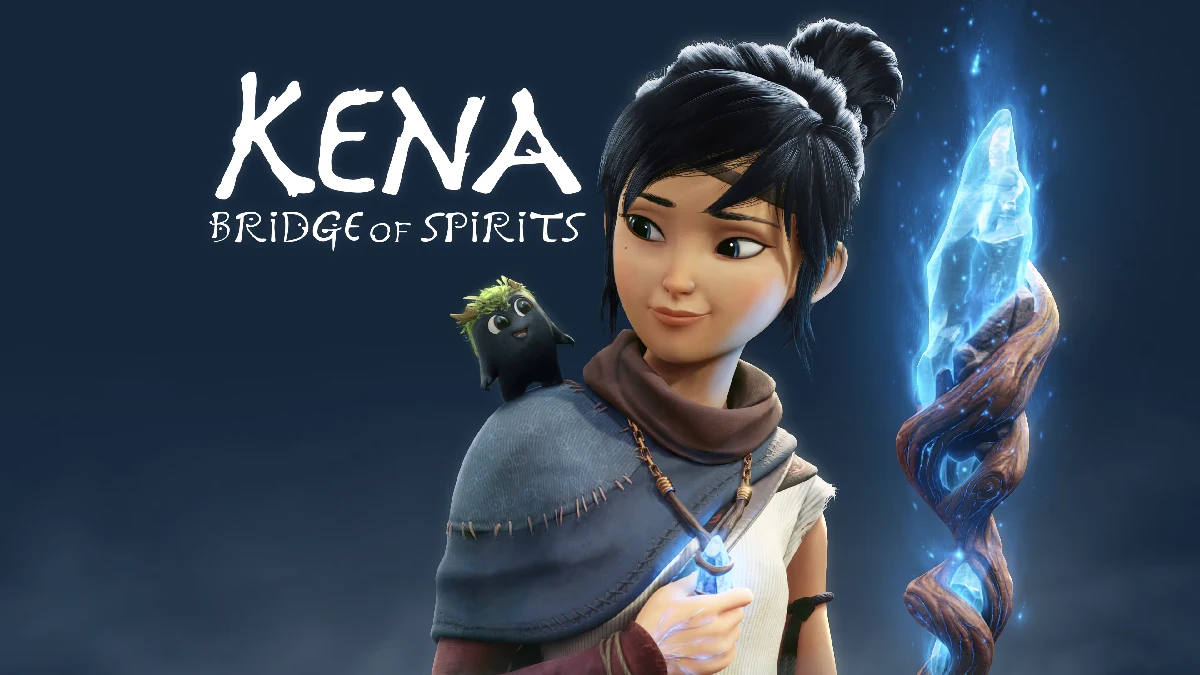 Kena Bridge of Spirits en Nintendo Switch 2 con Kena y los espíritus Rot en primer plano