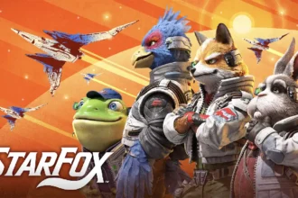 Fox McCloud junto al equipo Star Fox pilotando los Arwing en Star Fox para Nintendo Switch 2 con gráficos renovados y ambientación espacial.