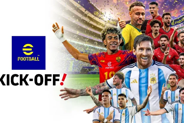 eFootball Kick-Off! con jugadores y leyendas del fútbol