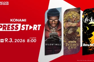 Konami Press Start con Silent Hill: Townfall, Castlevania: Belmont’s Curse y Rev. NOiR